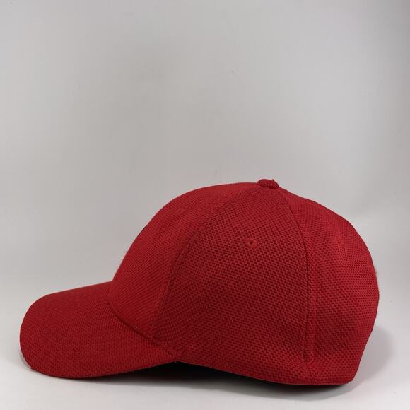 Nike Golf TW Tiger Woods One Flex Fit Dri-Fit ADV Cap Hat M/L Red Stitched Logo - Picture 4 of 9